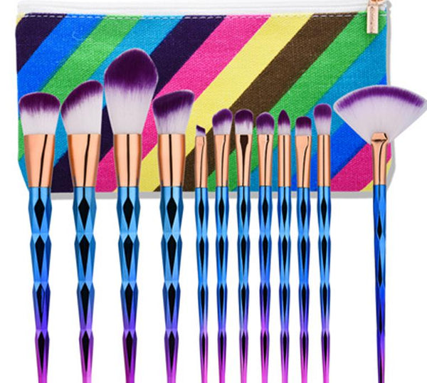 12 Piece Professional Makeup Brush Set